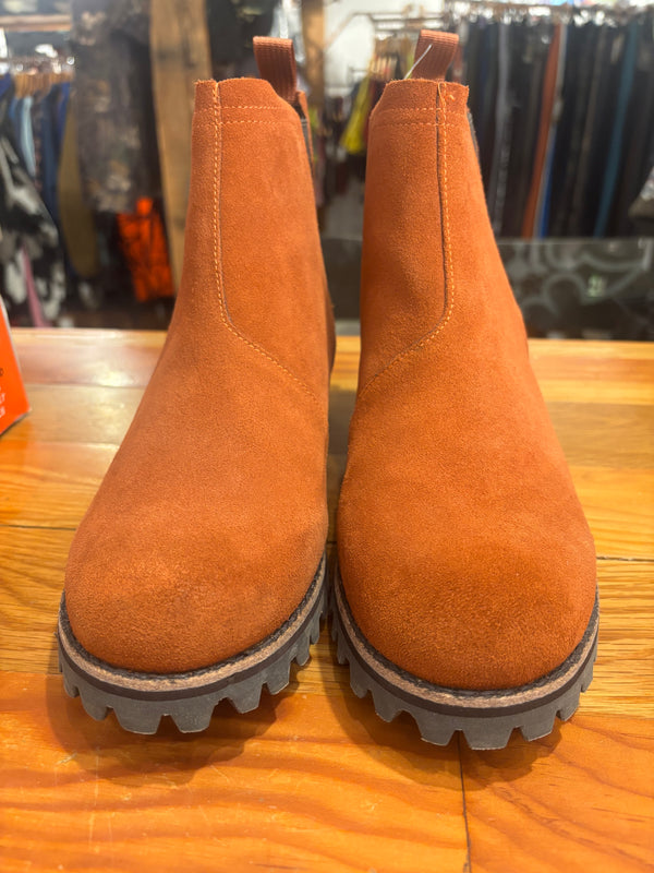 Chaco Fields Waterproof Chelsea Boots - Rust, Womens 10.5