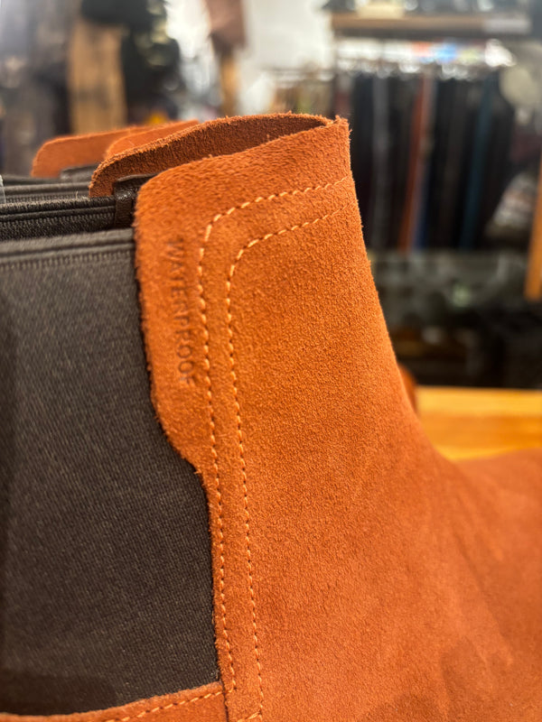 Chaco Fields Waterproof Chelsea Boots - Rust, Womens 10.5