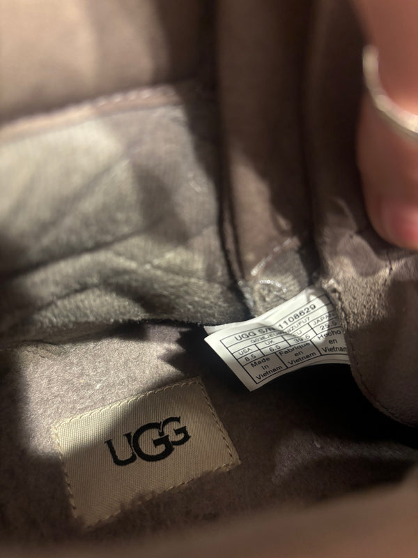 UGG Kriston Wedge Waterproof Boots - Grey, Womens 8.5