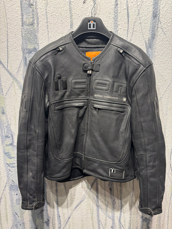 icon Motorhead Asphalt Technologies Motorcycle Jacket - Mens Large (44-46)
