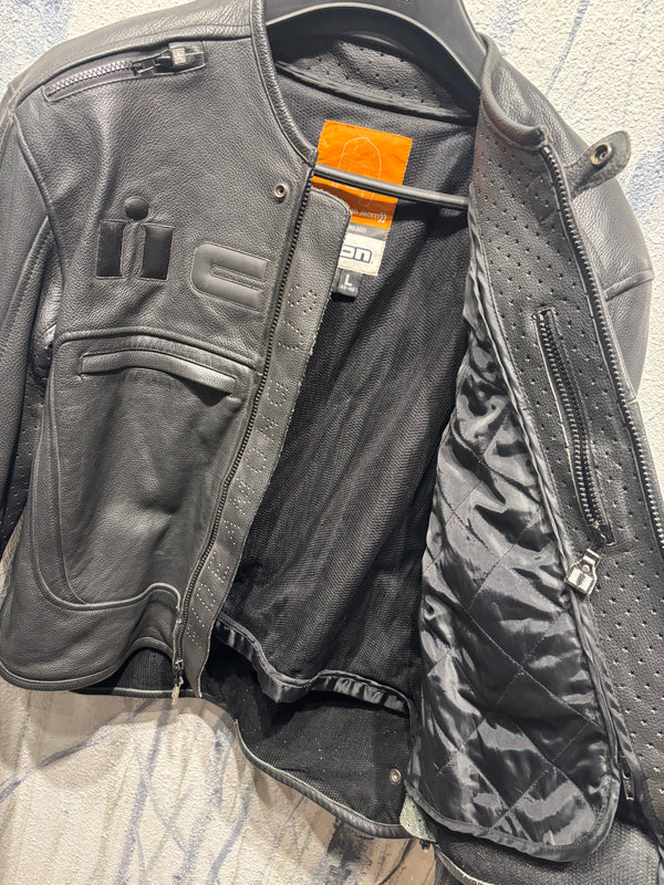 icon Motorhead Asphalt Technologies Motorcycle Jacket - Mens Large (44-46)