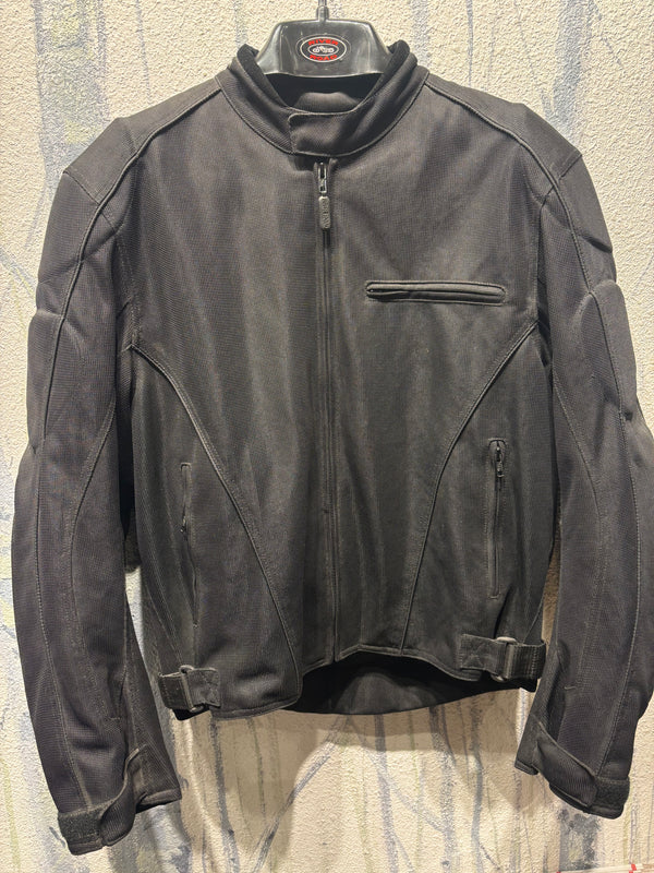 River Road Armored Padded Motorcycle Jacket - Mens X Large