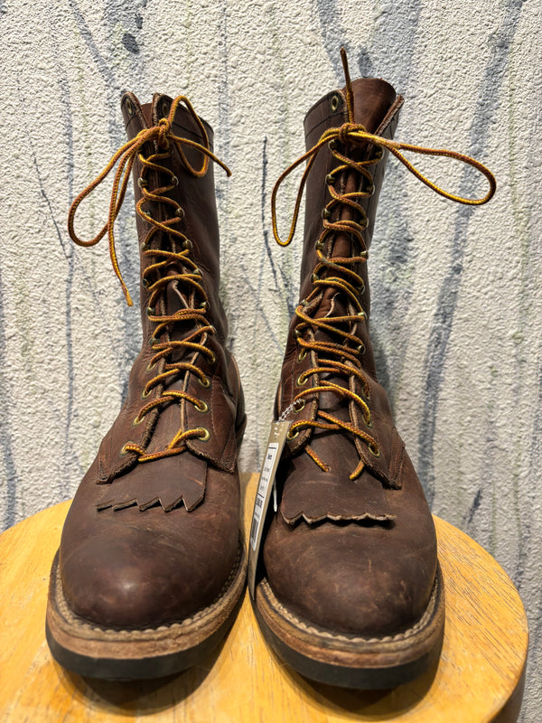 Hathorn Boot MFG Mule Packer White's Boots Logger Boots - Brown, Mens 9.5 D