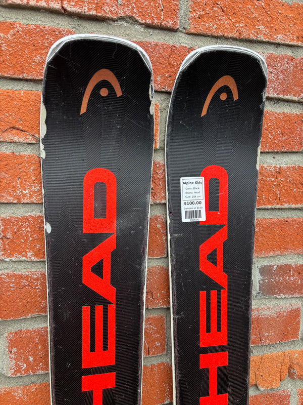 Head Monster Alpine Downhill Skis no Bindings - 184 cm