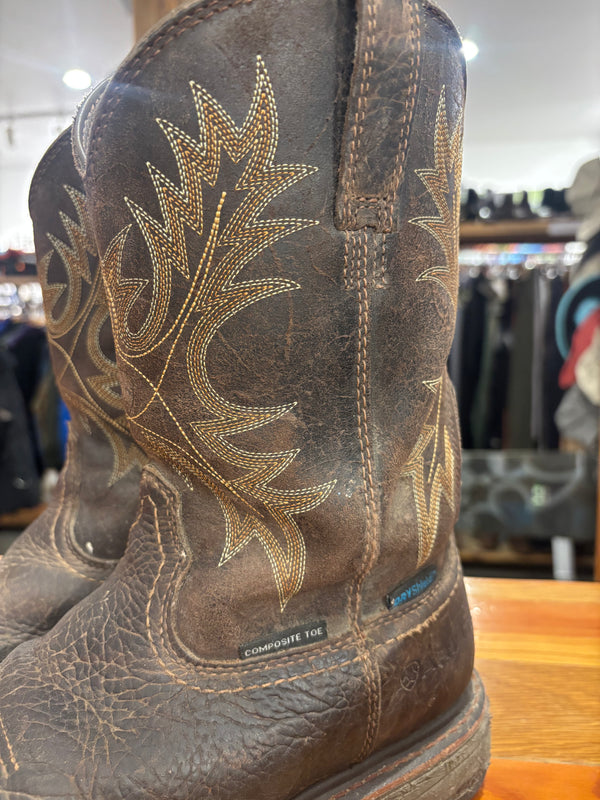 Ariat Dry Shield Composite Toe Waterproof Work Boots - Mens 7.5 D
