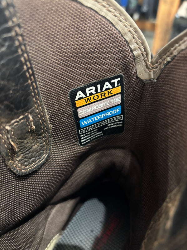 Ariat Dry Shield Composite Toe Waterproof Work Boots - Mens 7.5 D