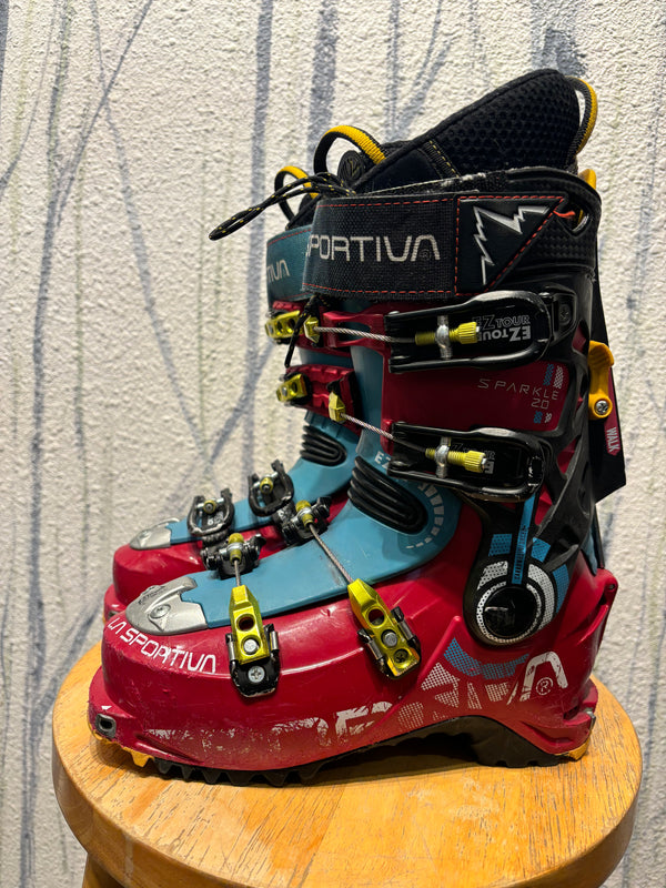 La Sportiva Sparkle 2.0 Alpine Touring Ski Boots - Pink/Blue, 23.0