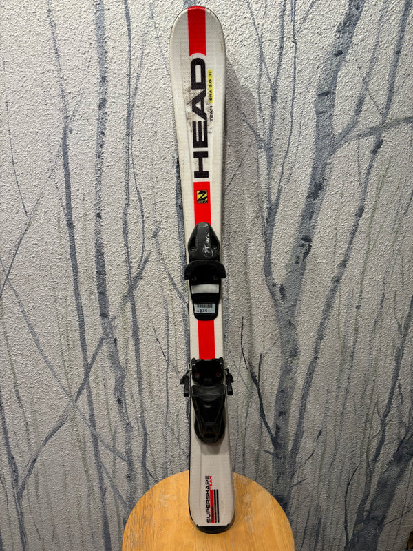 Head Team Era 2.0 Alpine Skis - White/Red, 97 cm