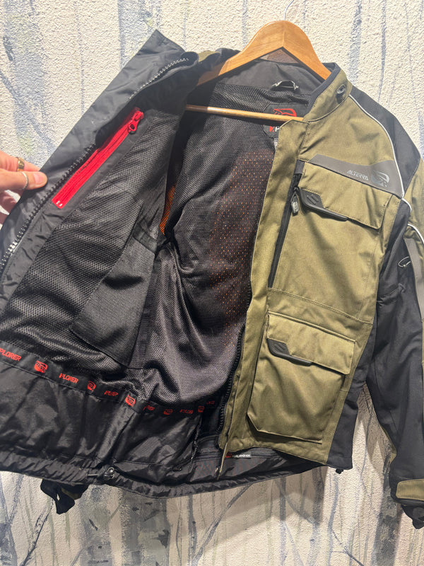 MSR Xplorer Alterrd Motorcycle Jacket - Green/Black, Mens Medium