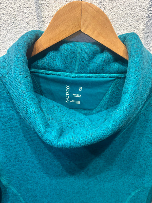 Arcteryx Cowl Neck Sweater Pullover - Blue, Womens Medium