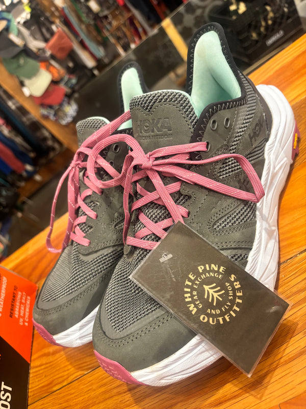 Hoka Anacapa 2 Freedom Trail Running Shoes - Grey, Womens 9.5 B