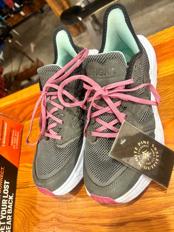 Hoka Anacapa 2 Freedom Trail Running Shoes - Grey, Womens 9.5 B