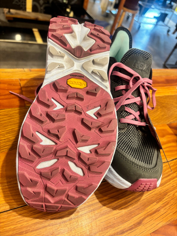 Hoka Anacapa 2 Freedom Trail Running Shoes - Grey, Womens 9.5 B