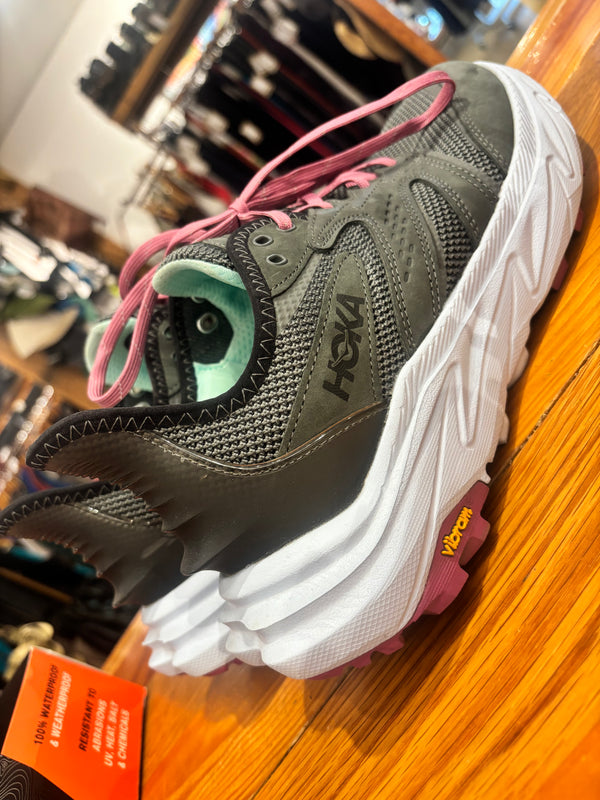 Hoka Anacapa 2 Freedom Trail Running Shoes - Grey, Womens 9.5 B