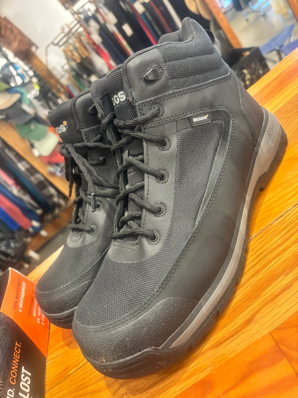 Bogs Shale Mid Comp Toe ESD Work Boots - Black, Mens 11