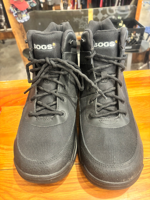 Bogs Shale Mid Comp Toe ESD Work Boots - Black, Mens 11