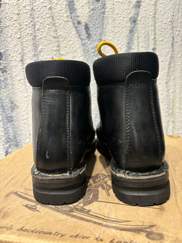 Alico Ski Tour Leather Nordic 3 Pin Cross Country Ski Boots - Black, Womens 7