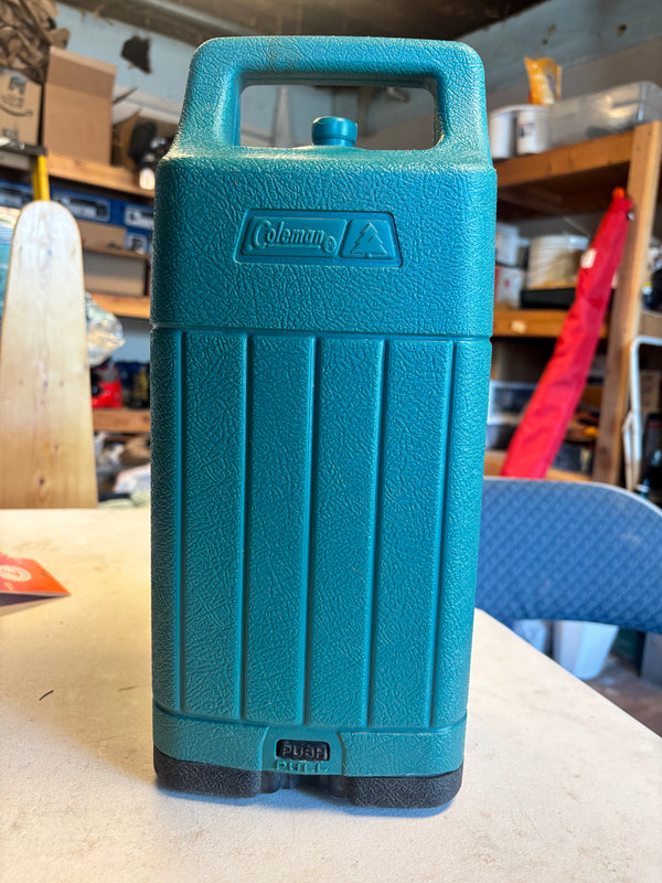 Coleman Model 502 Camp Stove with Plastic Case and Heat Drum