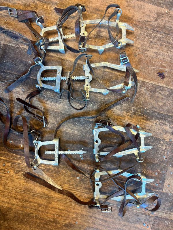 Salewa Vintage Crampons with Leather Straps