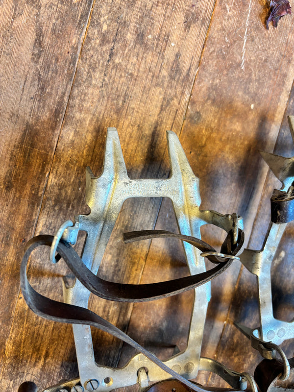 Salewa Vintage Crampons with Leather Straps