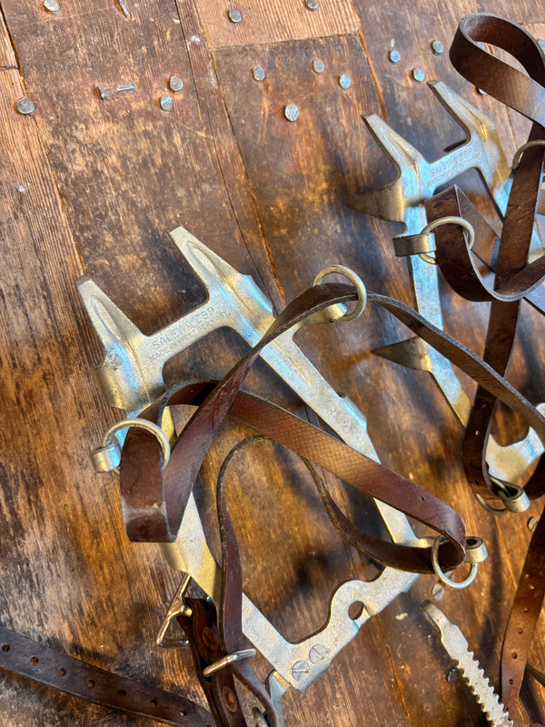 Salewa Vintage Crampons with Leather Straps