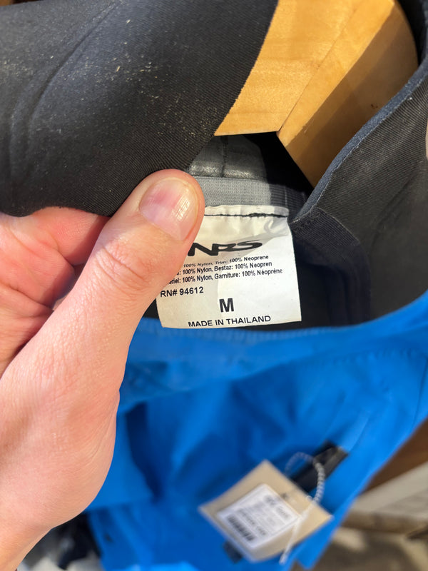 NRS Explorer Drysuit - Blue/Grey, Womens Medium