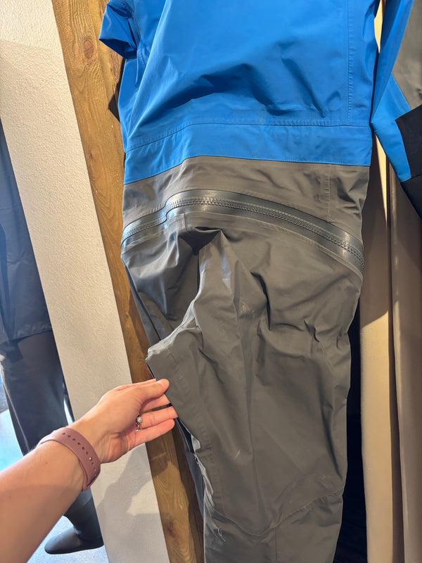 NRS Explorer Drysuit - Blue/Grey, Womens Medium