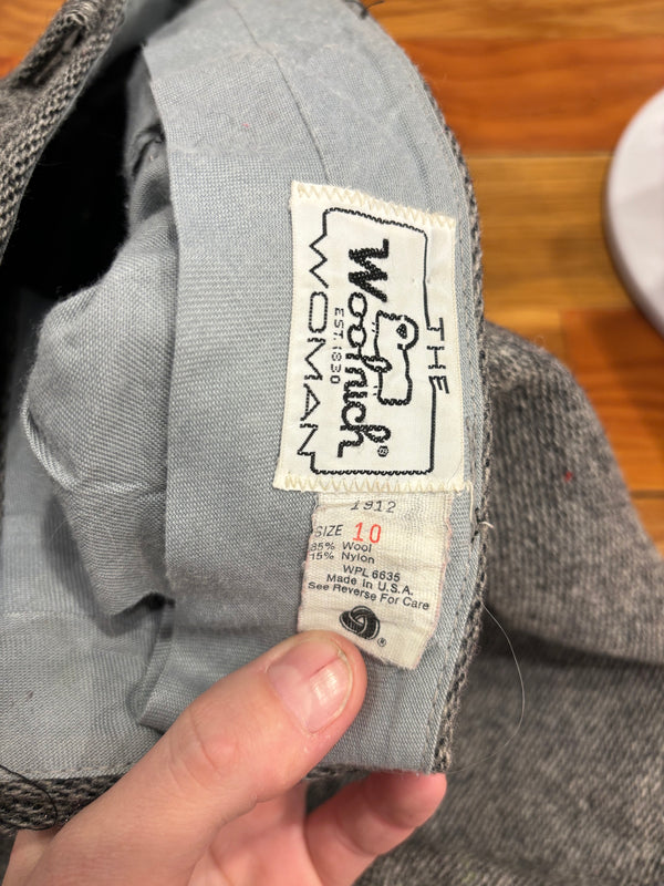 Vintage Woolrich Wool Knickers Ski Pants - Grey, Womens 10