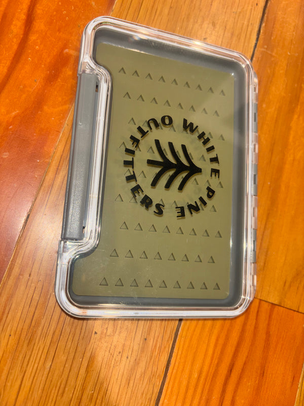 South Fork Products Silicone Slim Fly Box with White Pine Logo
