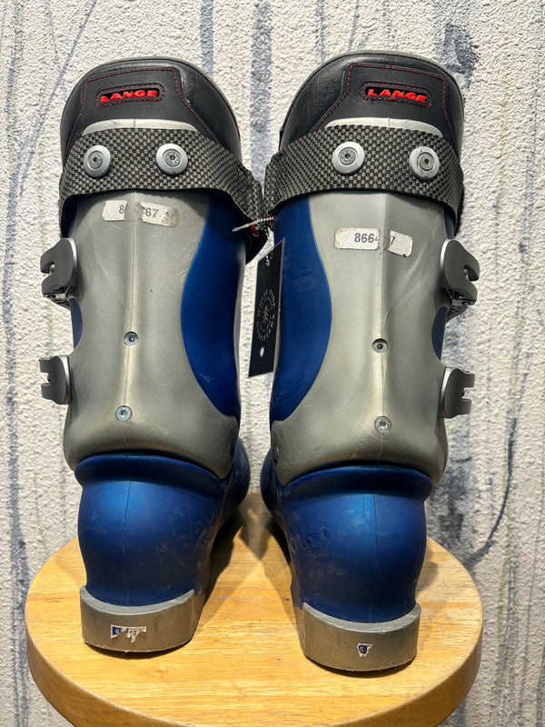 Lange World Cup 130 LF Alpine Ski Boots - Blue, Mens 9-9.5