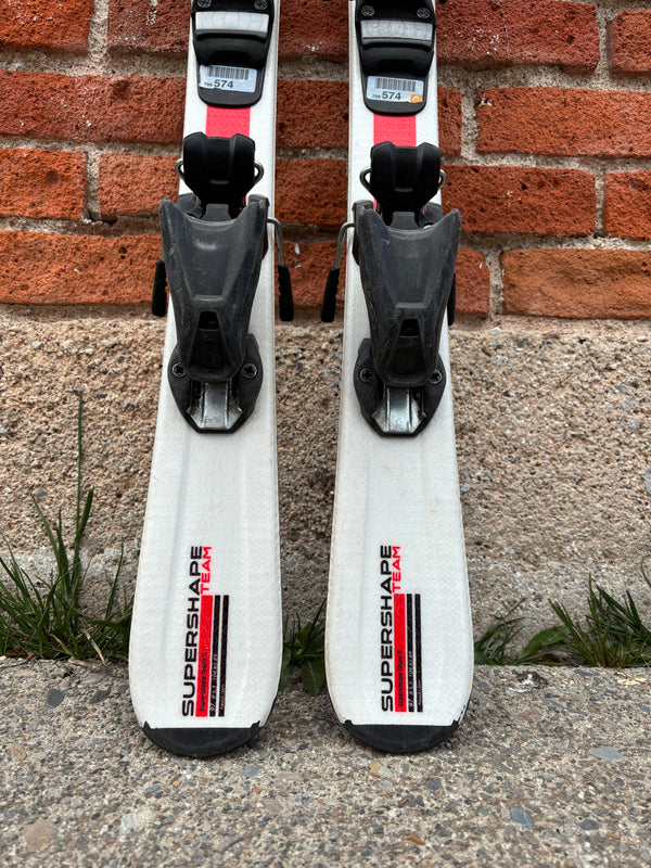 Head Team Era 2.0 Alpine Skis with Tyrolia Bindings - White/Red, 97 cm Head Team Era 2.0 Alpine Skis with Tyrolia Bindings - White/Red, 97 cm