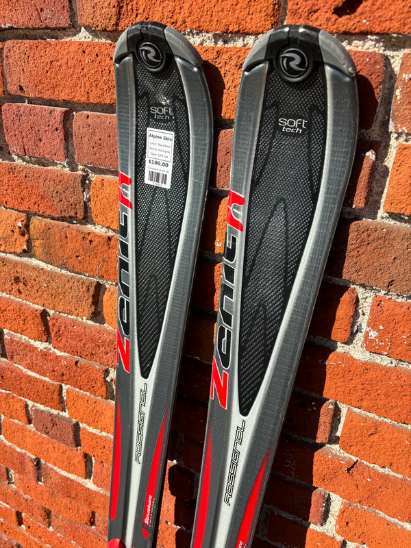 Rossignol Zenith Z1 Alpine Skis with Axium 100 Bindings - Black/Red, 170 cm