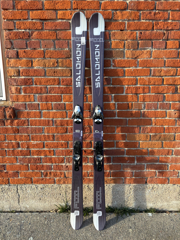 Salomon Teneighty Foil Alpine Skis - Black/White, 182 cm Salomon Teneighty Foil Alpine Skis - Black/White, 182 cm