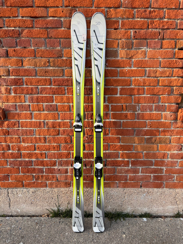 K2 Konic 78 Ti Alpine Skis - Yellow/Grey, 177 cm