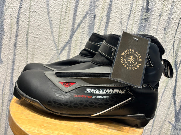 Salomon Escape 7 Pilot SNS Cross Country Ski Boots - Black, Mens 13.5