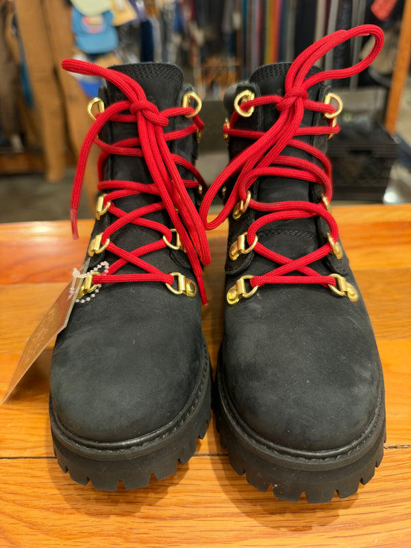 Timberland Holiday Luxe Nubuck LTD Heritage 6" Boots - Black, Womens 7