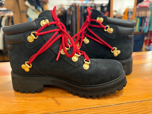 Timberland Holiday Luxe Nubuck LTD Heritage 6" Boots - Black, Womens 7