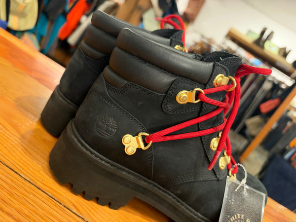 Timberland Holiday Luxe Nubuck LTD Heritage 6" Boots - Black, Womens 7