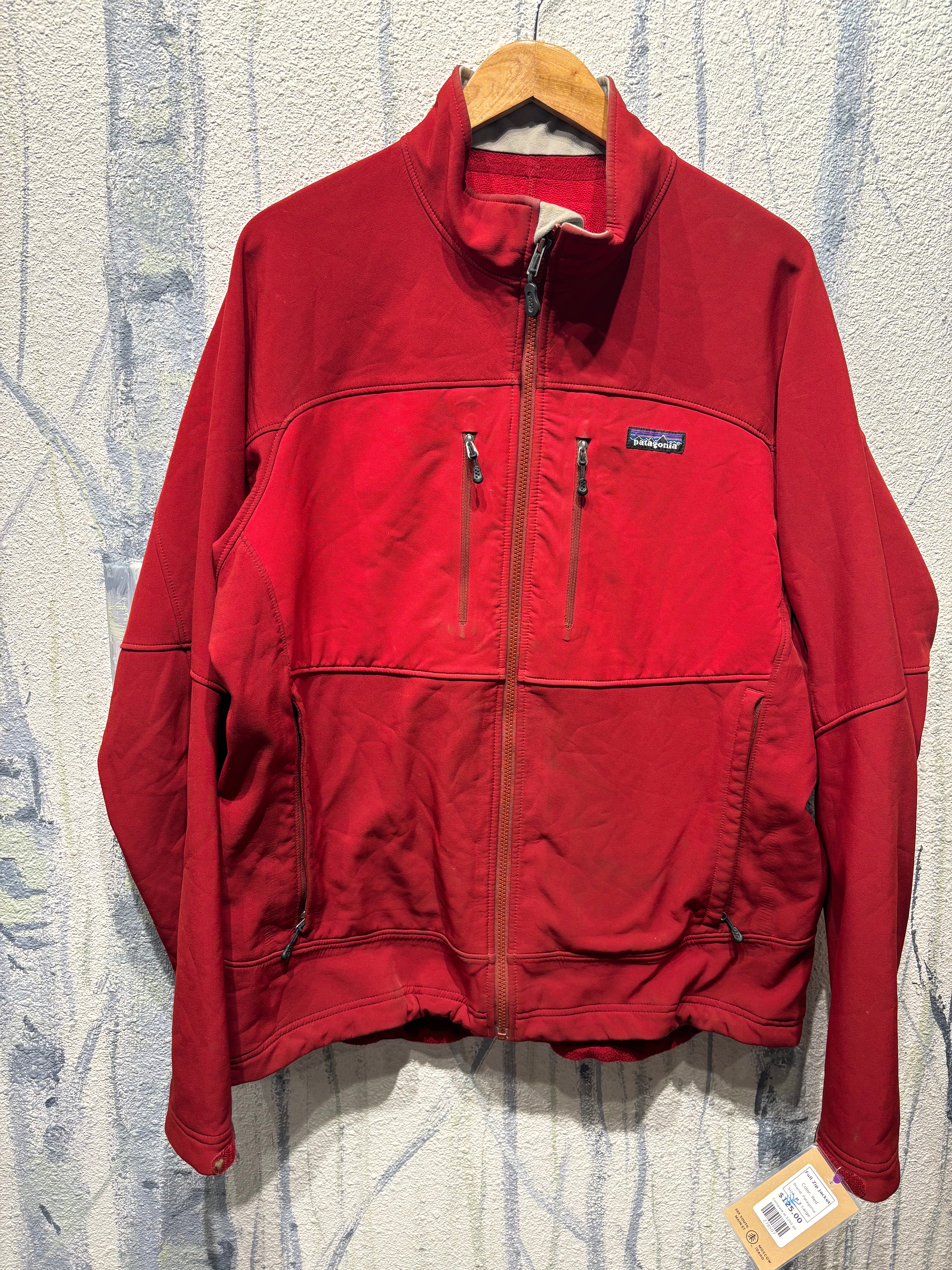 Patagonia Talus Softshell Jacket - Red, Mens X Large Patagonia Talus Softshell Jacket - Red, Mens X Large