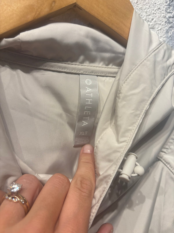 Athleta Solar Wind Anorak Windbreaker - White, Women’s XL Tall