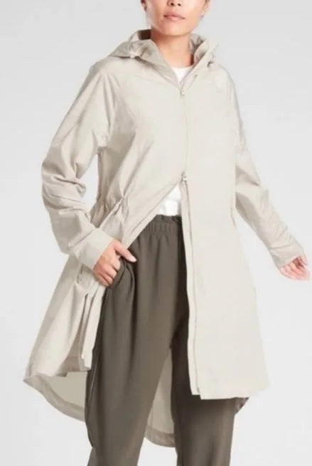 Athleta Solar Wind Anorak Windbreaker - White, Women’s XL Tall