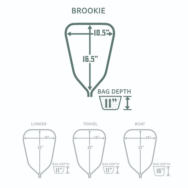 Rising Brookie Net - 10" Handle
