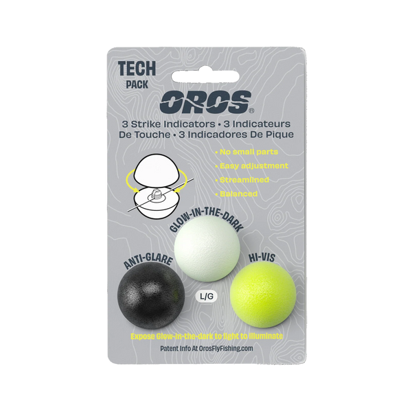 Oros 3-Pack Tech Indicators - Black, Chartreuse, Glow