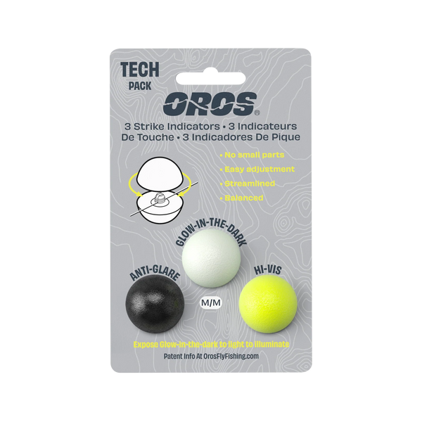 Oros 3-Pack Tech Indicators - Black, Chartreuse, Glow