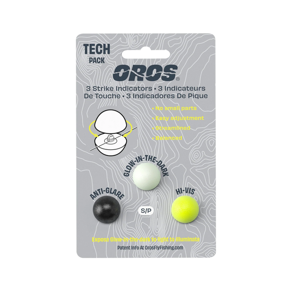 Oros 3-Pack Tech Indicators - Black, Chartreuse, Glow