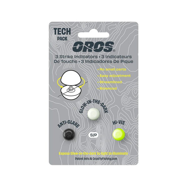 Oros 3-Pack Tech Indicators - Black, Chartreuse, Glow