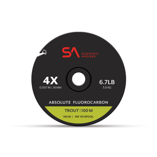 Scientific Anglers Absolute Fluorocarbon Trout Tippet - 100M