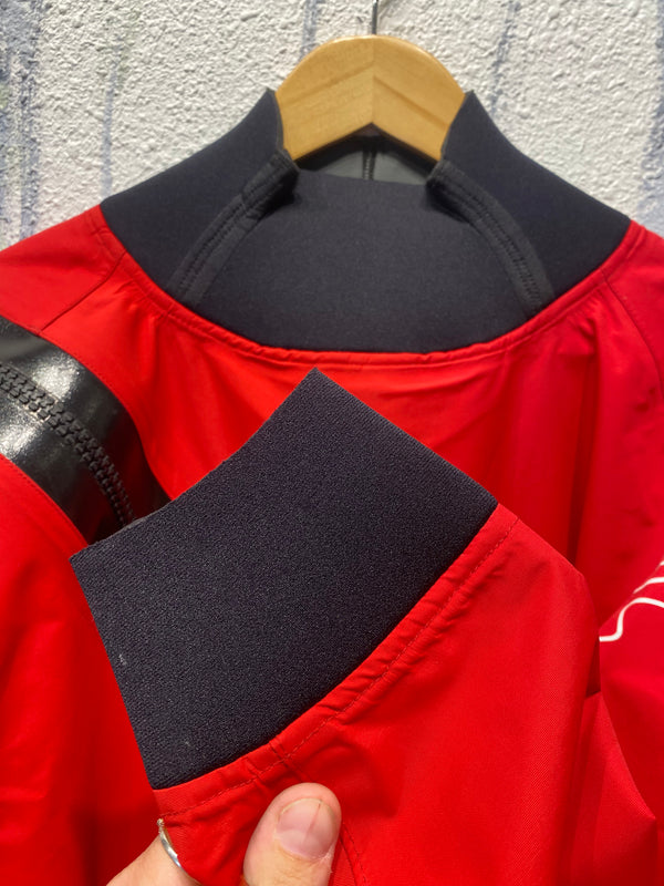 NRS Eclipse 4 Layer Drysuit - Red, Mens Medium