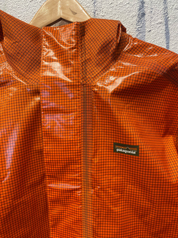 Patagonia Hose Down Raingear Slicker Jacket - Orange, Mens Small