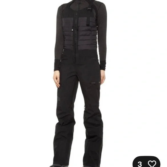The North Face Beatty Snow Bibs - Black, Womens X Large